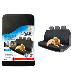 2AIR Scented Dog Rear Back Seat Cover Protector Waterproof Car Truck Auto Travel